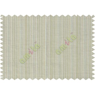 Small stripes with beige white green brown sofa cotton fabric